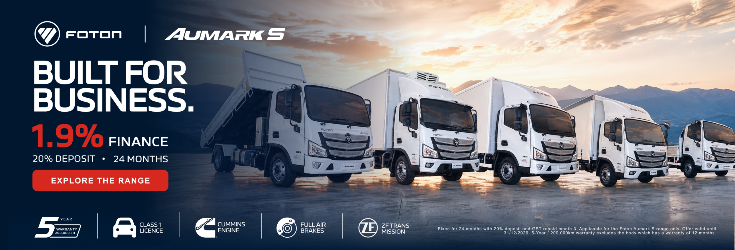 Web Banner Truck Desktop